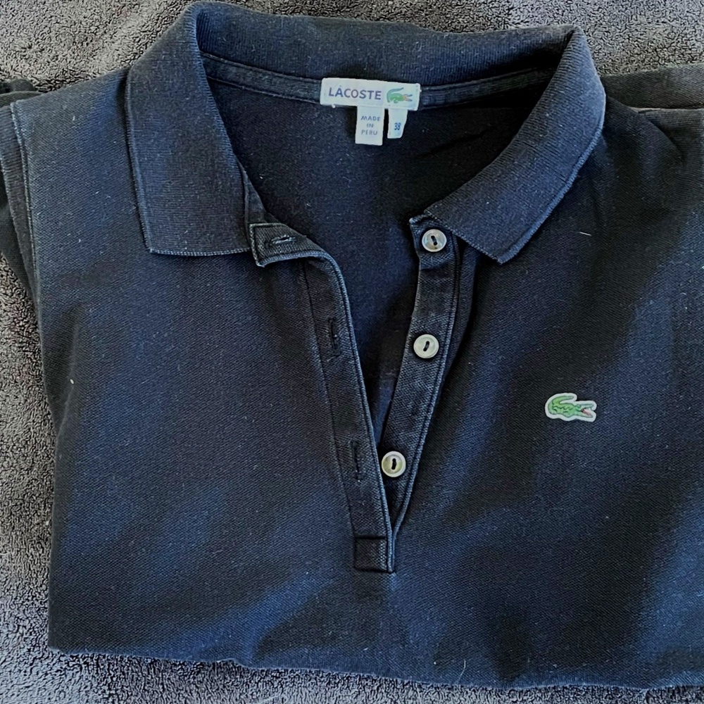 Sleeveless Lacoste Polo shirt